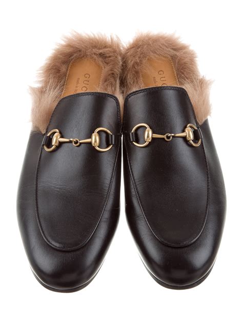 gucci not fake slippers|gucci fur slippers women's.